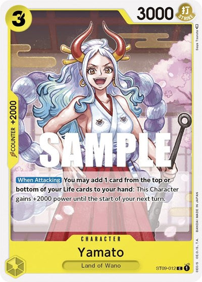 Yamato 012 (ST-09) #ST09-012 Common (Near Mint) Starter Deck 9: Yamato One Piece Card Game: 2023