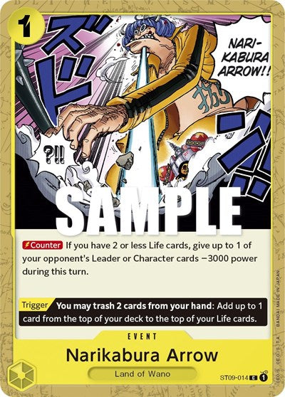 Narikabura Arrow (ST-09) #ST09-014 Common (Near Mint) Starter Deck 9: Yamato One Piece Card Game: 2023