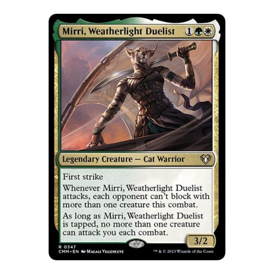 Mirri Weatherlight Duelist (CMM) #347 Rare (Near Mint) Commander Masters Magic: The Gathering: 2023