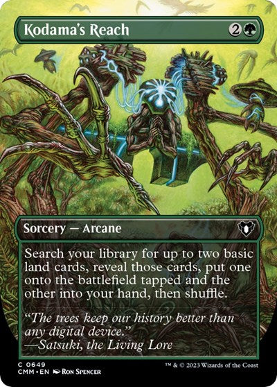 Kodamas Reach Borderless (CMM) #649 Common (Lightly Played) Commander Masters Magic: 2023
