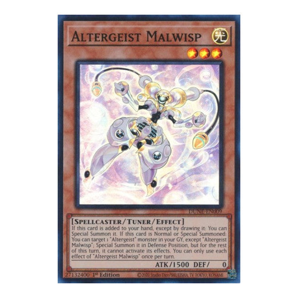 Altergeist Malwisp (DUNE) #DUNE-EN009 Super Rare (1st Edition Lightly Played) Duelist Nexus YuGiOh: 2023