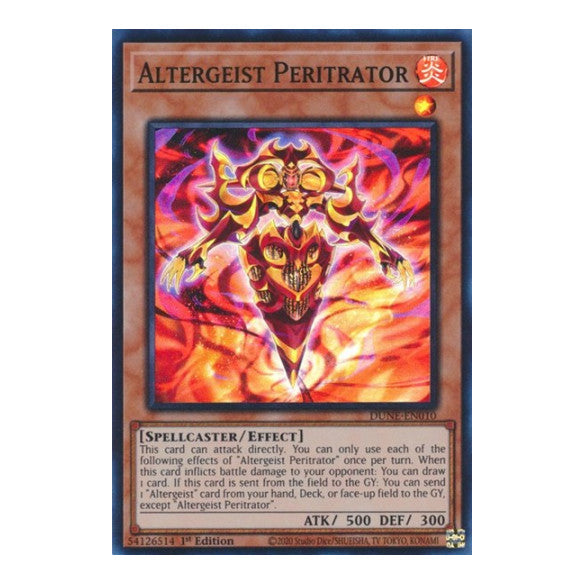 Altergeist Peritrator (DUNE) #DUNE-EN010 Super Rare (1st Edition Near Mint) Duelist Nexus YuGiOh: 2023