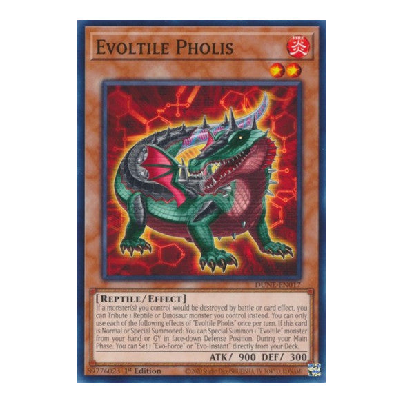 Evoltile Pholis (DUNE) #DUNE-EN017 Common (1st Edition Near Mint) Duelist Nexus YuGiOh: 2023