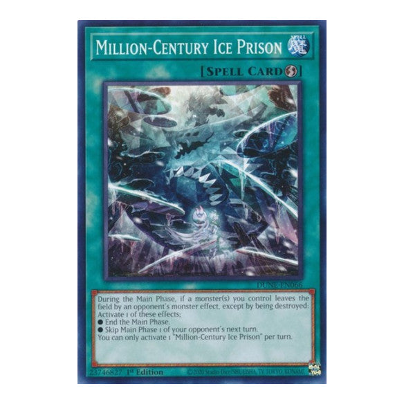 Million-Century Ice Prison (DUNE) #DUNE-EN066 Common (1st Edition Near Mint) Duelist Nexus YuGiOh: 2023