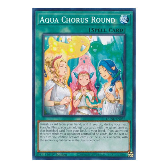 Aqua Chorus Round (DUNE) #DUNE-EN067 Common (1st Edition Near Mint) Duelist Nexus YuGiOh: 2023