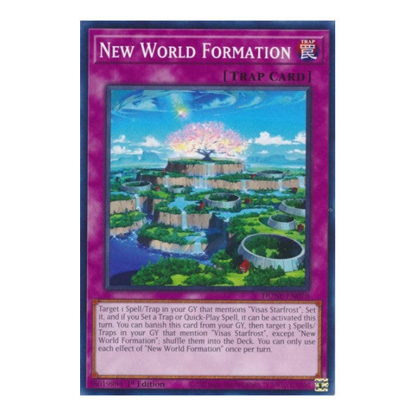New World Formation (DUNE) #DUNE-EN070 Common (1st Edition Near Mint) Duelist Nexus YuGiOh: 2023