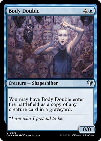 Body Double (CMM) #75 Uncommon (Lightly Played) Commander Masters Magic: The Gathering: 2023