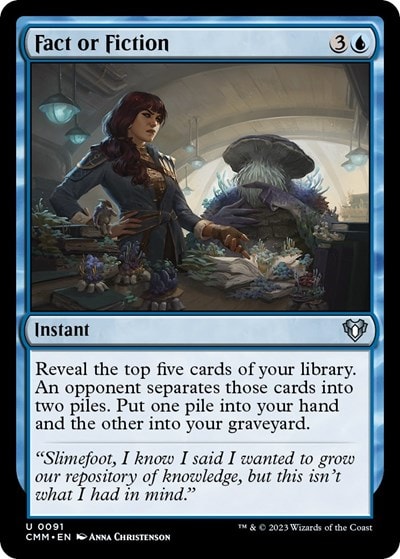 Fact or Fiction (CMM) #91 Uncommon (Lightly Played) Commander Masters Magic: The Gathering: 2023