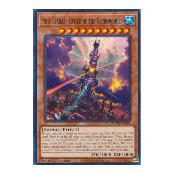 Finis Terrae, Tower of the Necroworld (DUNE) #DUNE-EN082 Common (1st Edition Near Mint) Duelist Nexus YuGiOh: 2023