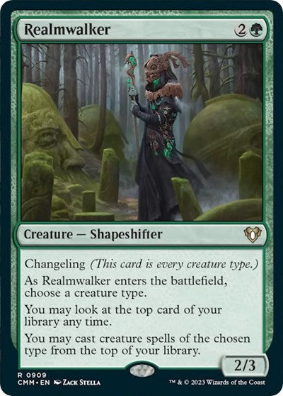 Realmwalker (CMM) #909 Rare (Lightly Played) Commander Masters Magic: The Gathering: 2023
