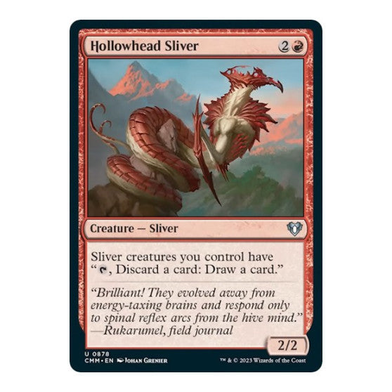 Hollowhead Sliver (CMM) #878 Uncommon (Lightly Played) Commander Masters Magic: The Gathering: 2023