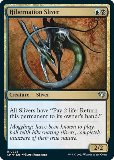 Hibernation Sliver (CMM) #925 Uncommon (Lightly Played) Commander Masters Magic: The Gathering: 2023