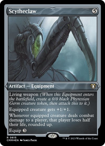 Scytheclaw Foil Etched (CMM) #615 Rare (Foil Near Mint) Commander Masters Magic: The Gathering: 2023