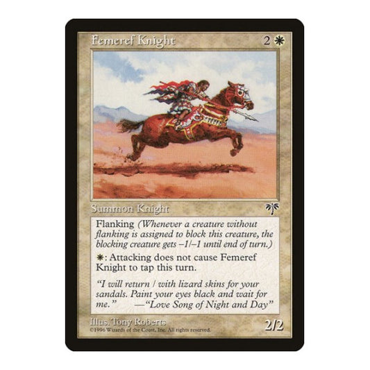 Femeref Knight (MIR) #18 Common Mirage Magic: The Gathering: 1996