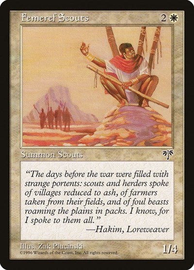 Femeref Scouts (MIR) #19 Common (Lightly Played) Mirage Magic: The Gathering: 1996