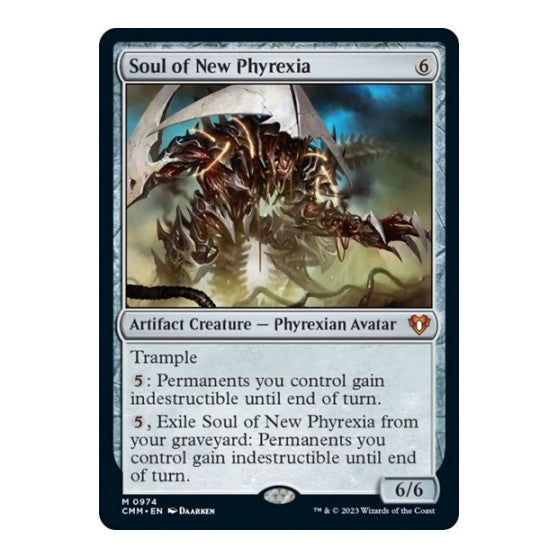 Soul of New Phyrexia (CMM) #974 Mythic Rare (Lightly Played) Commander Masters Magic: The Gathering: 2023