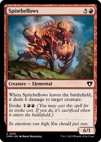 Spitebellows (CMM) #257 Common (Lightly Played) Commander Masters Magic: The Gathering: 2023