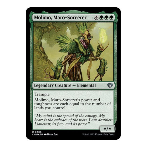Molimo, Maro-Sorcerer (CMM) #305 Uncommon (Lightly Played) Commander Masters Magic: The Gathering: 2023