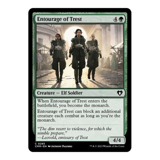Entourage of Trest (CMM) #285 Common (Lightly Played) Commander Masters Magic: The Gathering: 2023