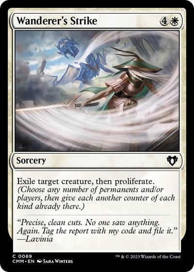 Wanderers Strike (CMM) #69 Common (Lightly Played) Commander Masters Magic: The Gathering: 2023