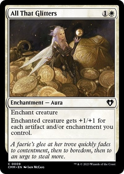 All That Glitters (CMM) #9 Common (Lightly Played) Commander Masters Magic: The Gathering: 2023