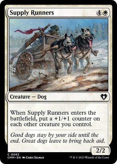 Supply Runners (CMM) #63 Common (Lightly Played) Commander Masters Magic: 2023