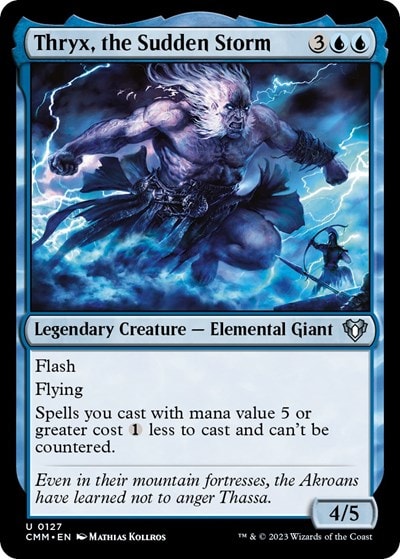 Thryx the Sudden Storm (CMM) #127 Uncommon (Lightly Played) Commander Masters Magic: The Gathering: 2023