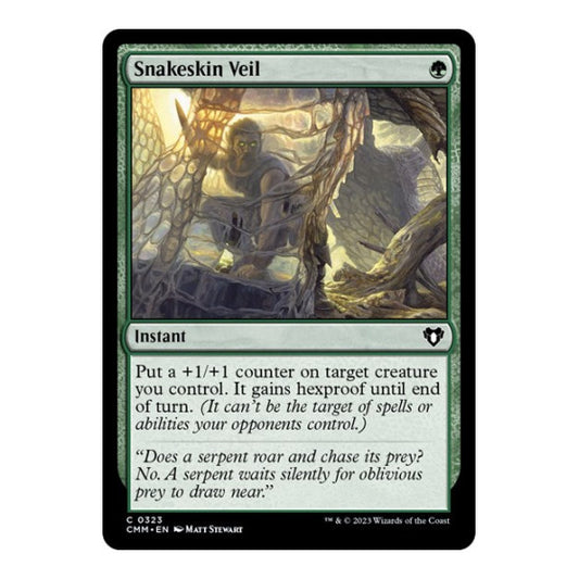 Snakeskin Veil (CMM) #323 Common Commander Masters Magic: The Gathering: 2023