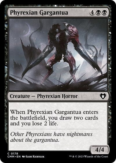 Phyrexian Gargantua (CMM) #178 Common (Lightly Played) Commander Masters Magic: The Gathering: 2023