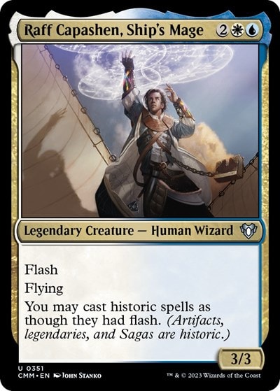 Raff Capashen Ships Mage (CMM) #351 Uncommon (Lightly Played) Commander Masters Magic: The Gathering: 2023