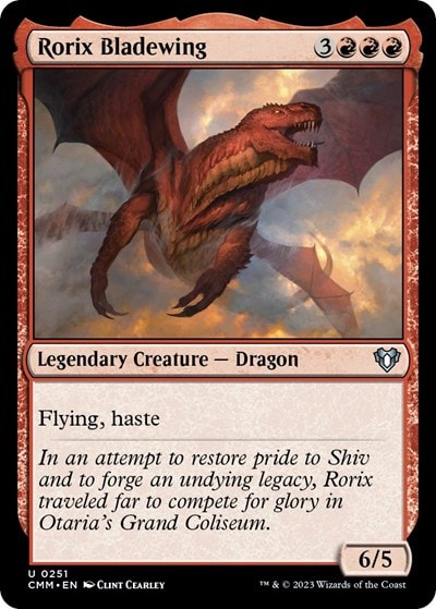 Rorix Bladewing (CMM) #251 Uncommon (Lightly Played) Commander Masters Magic: The Gathering: 2023