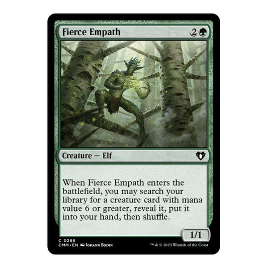 Fierce Empath (CMM) #288 Common Commander Masters Magic: The Gathering: 2023