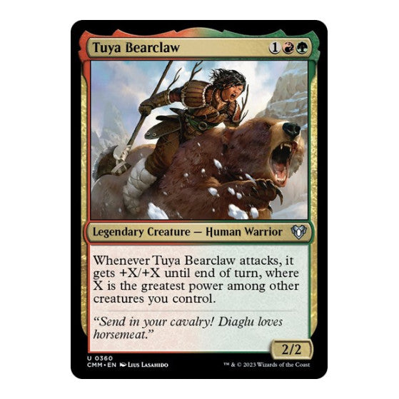Tuya Bearclaw (CMM) #360 Uncommon Commander Masters Magic: The Gathering: 2023