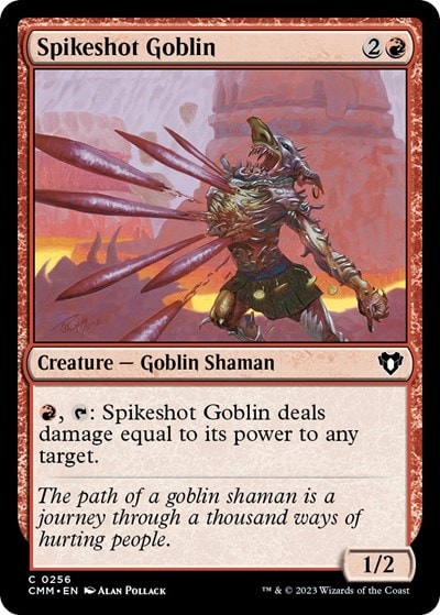 Spikeshot Goblin (CMM) #256 Common (Lightly Played) Commander Masters Magic: The Gathering: 2023