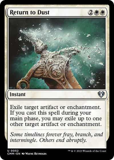 Return to Dust (CMM) #52 Uncommon (Lightly Played) Commander Masters Magic: The Gathering: 2023