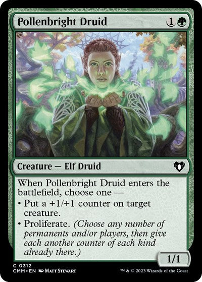 Pollenbright Druid (CMM) #312 Common (Lightly Played) Commander Masters Magic: The Gathering: 2023