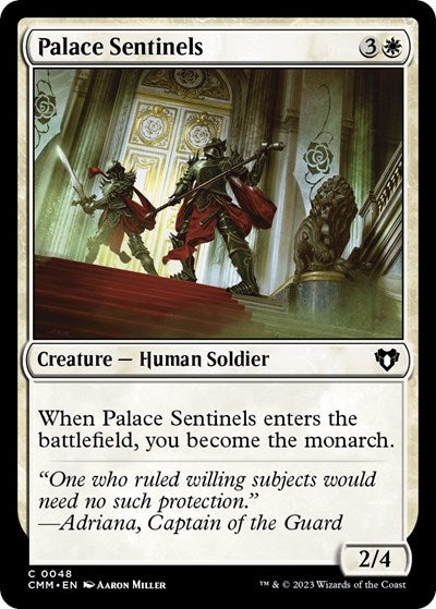 Palace Sentinels (CMM) #48 Common (Lightly Played) Commander Masters Magic: The Gathering: 2023