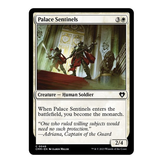 Palace Sentinels (CMM) #48 Common (Lightly Played) Commander Masters Magic: The Gathering: 2023