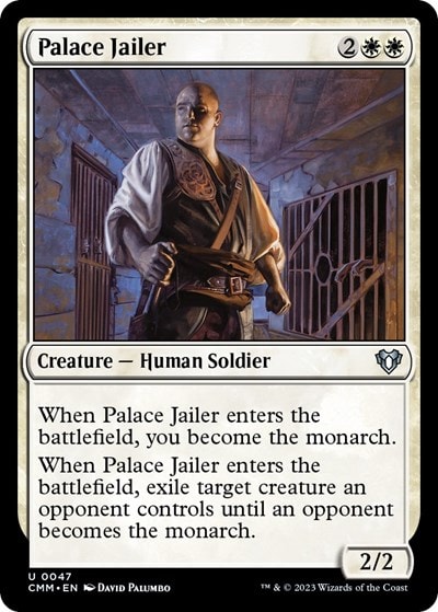 Palace Jailer (CMM) #47 Uncommon (Lightly Played) Commander Masters Magic: The Gathering: 2023
