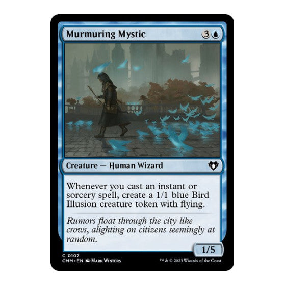 Murmuring Mystic (CMM) #107 Common (Lightly Played) Commander Masters Magic: The Gathering: 2023