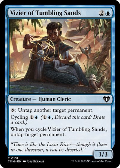 Vizier of Tumbling Sands (CMM) #131 Common (Lightly Played) Commander Masters Magic: The Gathering: 2023