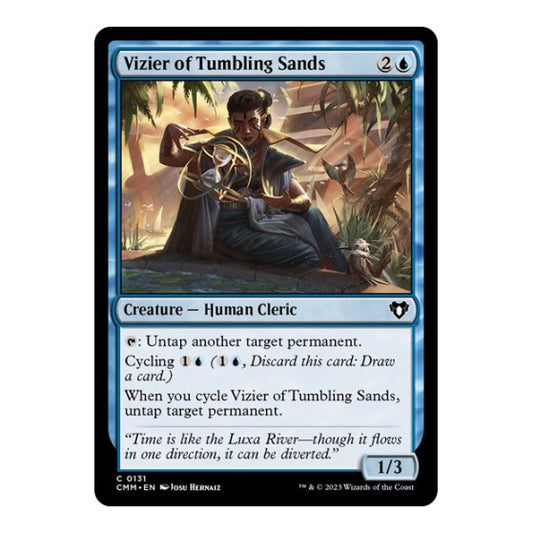 Vizier of Tumbling Sands (CMM) #131 Common (Lightly Played) Commander Masters Magic: The Gathering: 2023