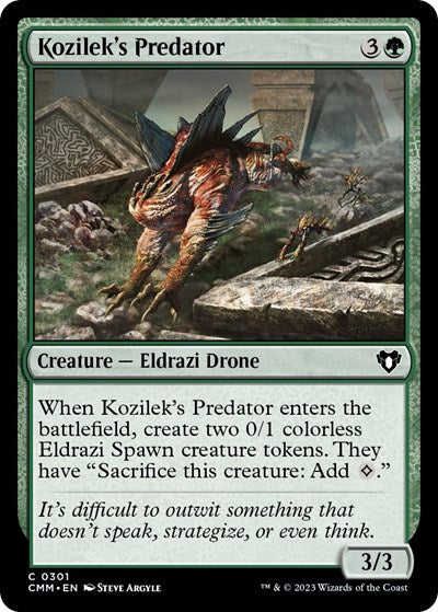 Kozileks Predator (CMM) #301 Common Commander Masters Magic: The Gathering: 2023