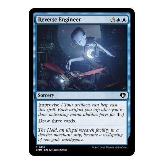 Reverse Engineer (CMM) #116 Common Commander Masters Magic: The Gathering: 2023