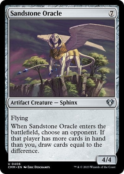 Sandstone Oracle (CMM) #406 Uncommon (Lightly Played) Commander Masters Magic: The Gathering: 2023