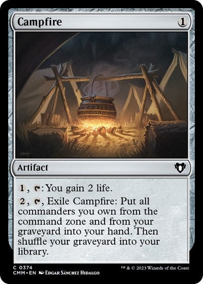 Campfire (CMM) #374 Common (Lightly Played) Commander Masters Magic: The Gathering: 2023