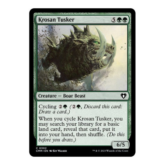 Krosan Tusker (CMM) #302 Common Commander Masters Magic: The Gathering: 2023