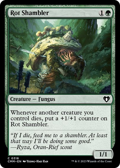 Rot Shambler (CMM) #318 Common (Foil Lightly Played) Commander Masters Magic: The Gathering: 2023