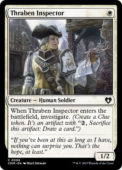 Thraben Inspector (CMM) #66 Common (Lightly Played) Commander Masters Magic: The Gathering: 2023
