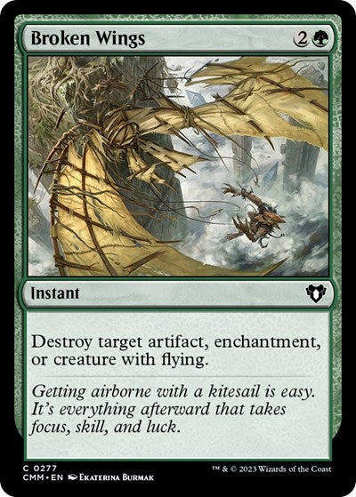 Broken Wings (CMM) #277 Common Commander Masters Magic: The Gathering: 2023